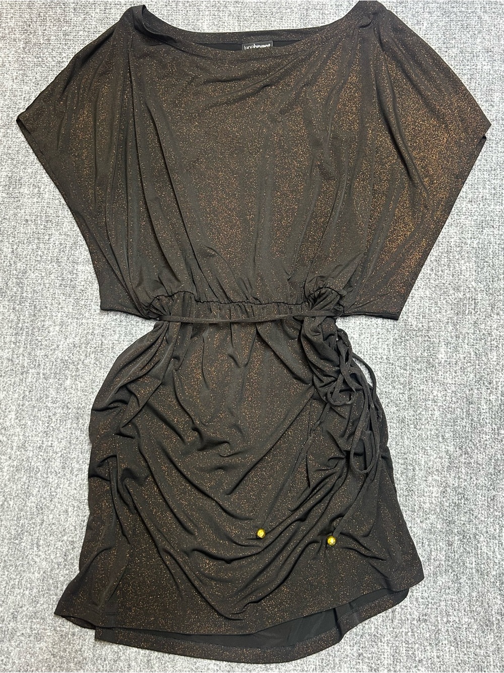 Lane Bryant Metallic Sheath Dress with Cinched Waist Size 14/16w